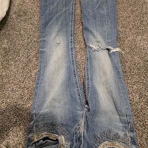 Miss Me Kids Distressed Blue Jeans
